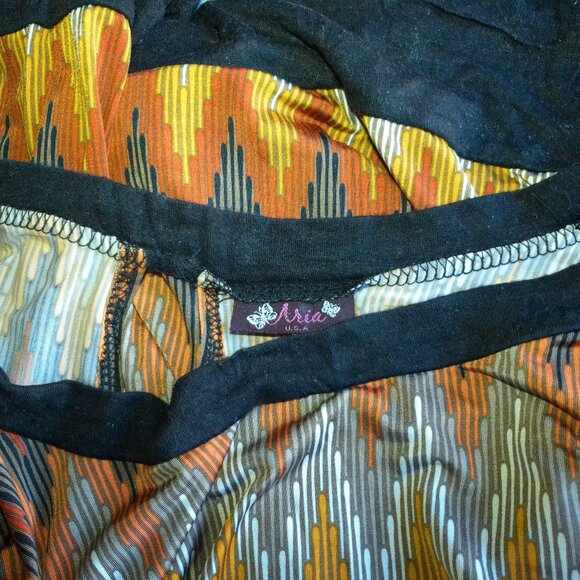 Aria, Orange/Yellow/black T-shirt - Picture 7 of 8